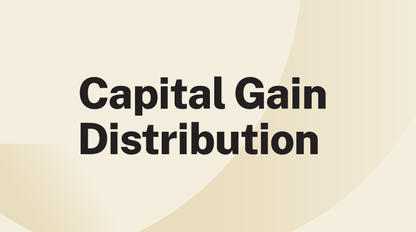 Capital Gain Distribution